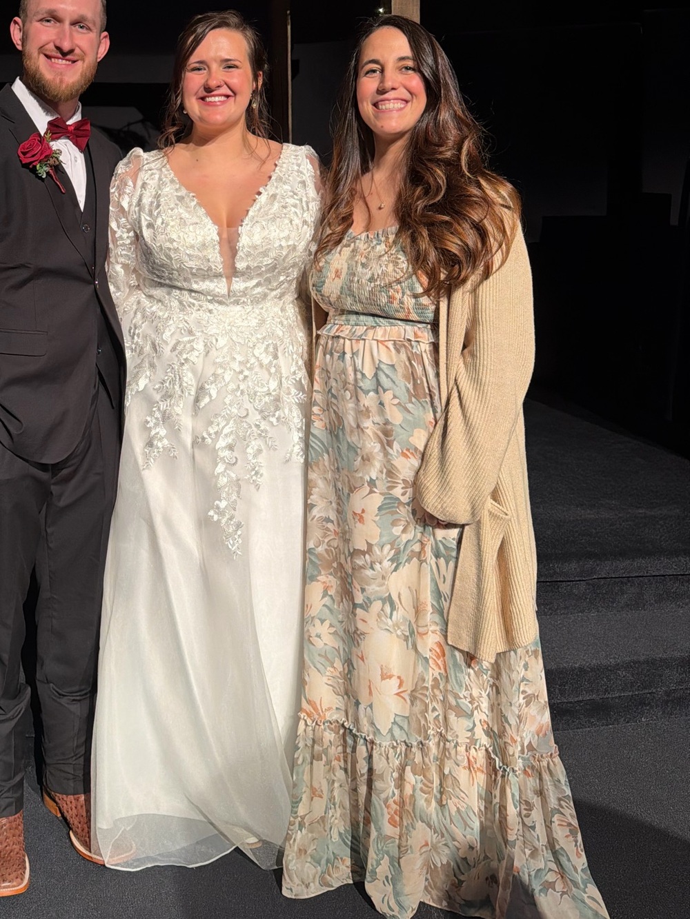 Baltic Born Larissa Floral Maxi Dress in Blush, Sage & Cream - Picture 3 of 3